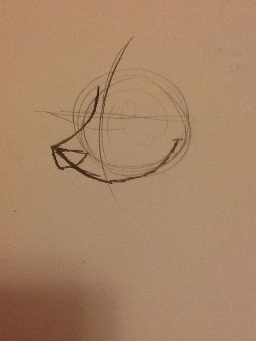 Now draw the nose.