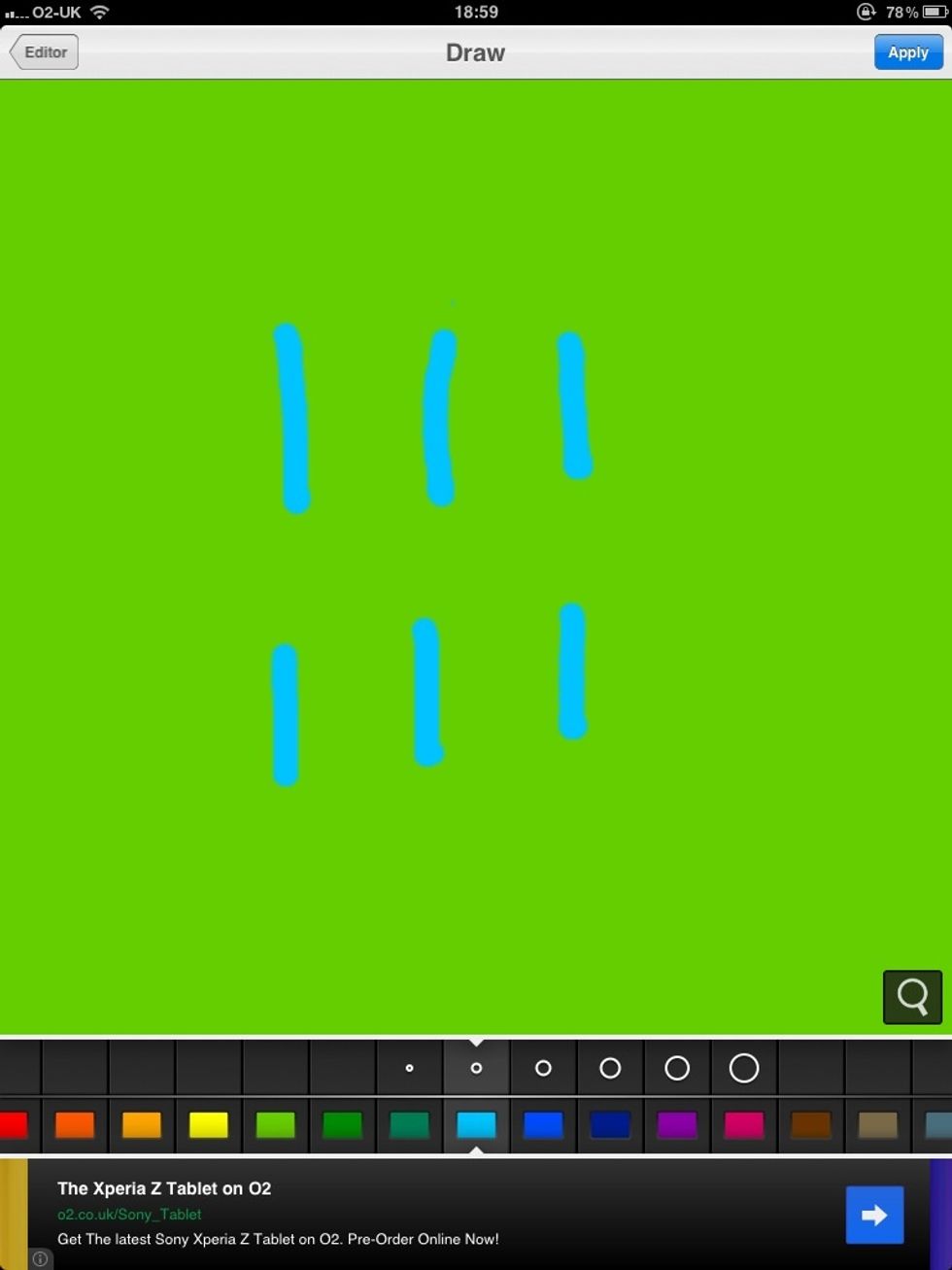 Now draw three underneath.