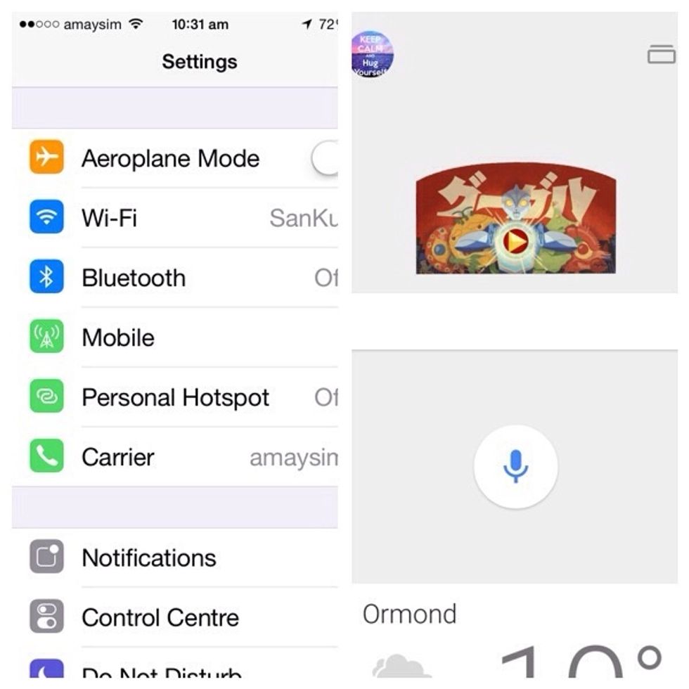 Now enter both the apps once and exit