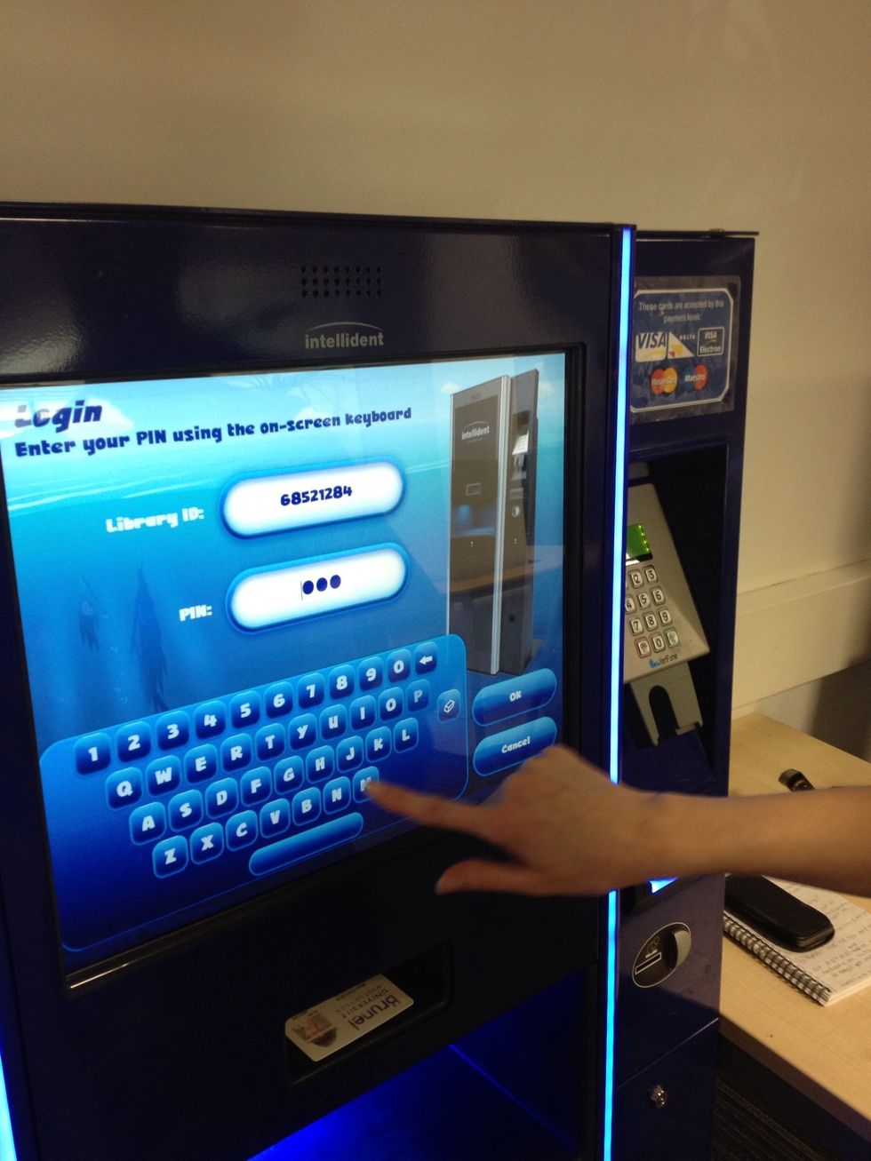 Now enter your PIN. If you haven't set one then you can leave this blank, but we do recommend you set one to keep your account secure - you can do this online by logging into your Library account.