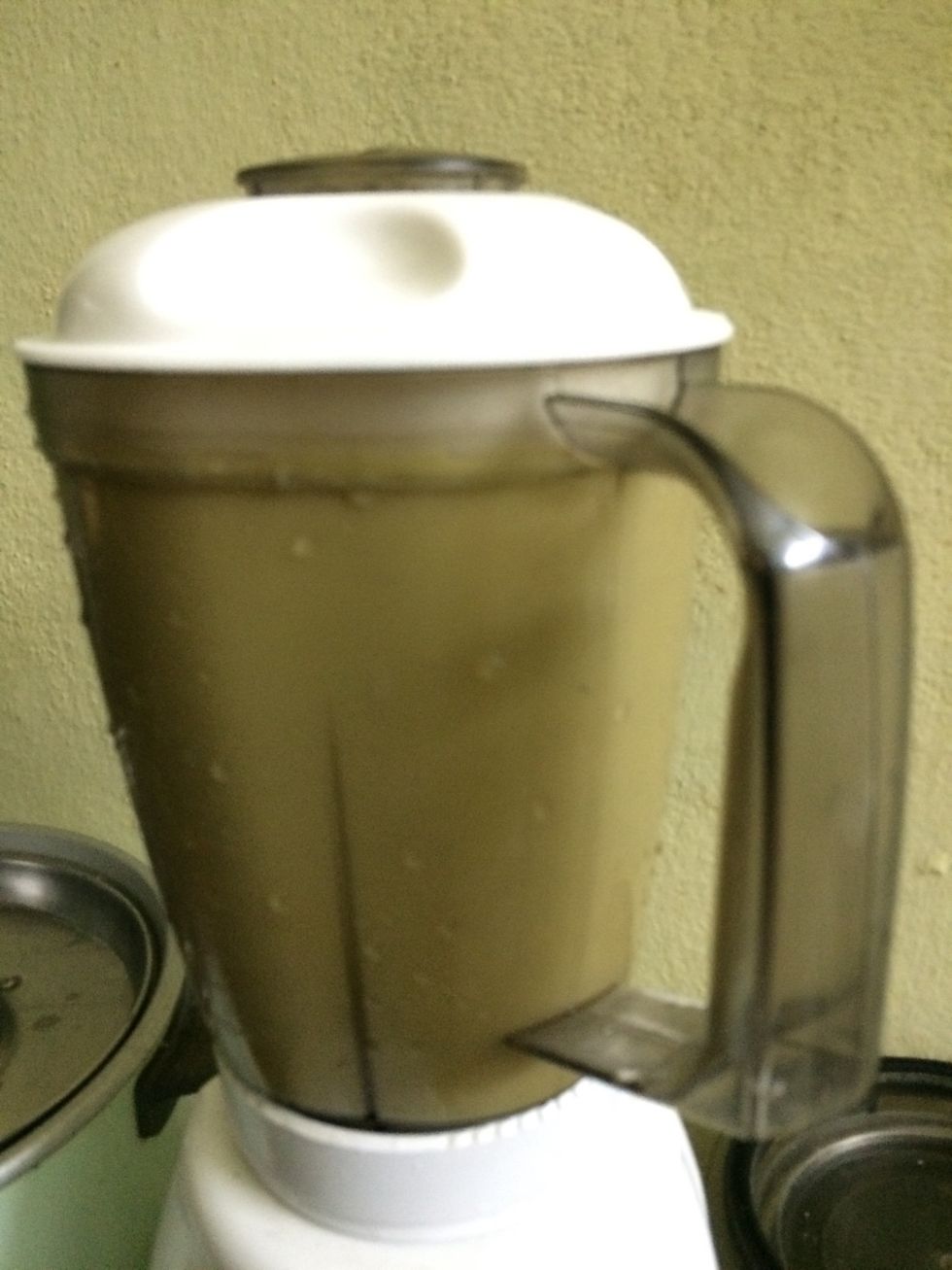 Now extract the juice by adding 200ml of Water to it...