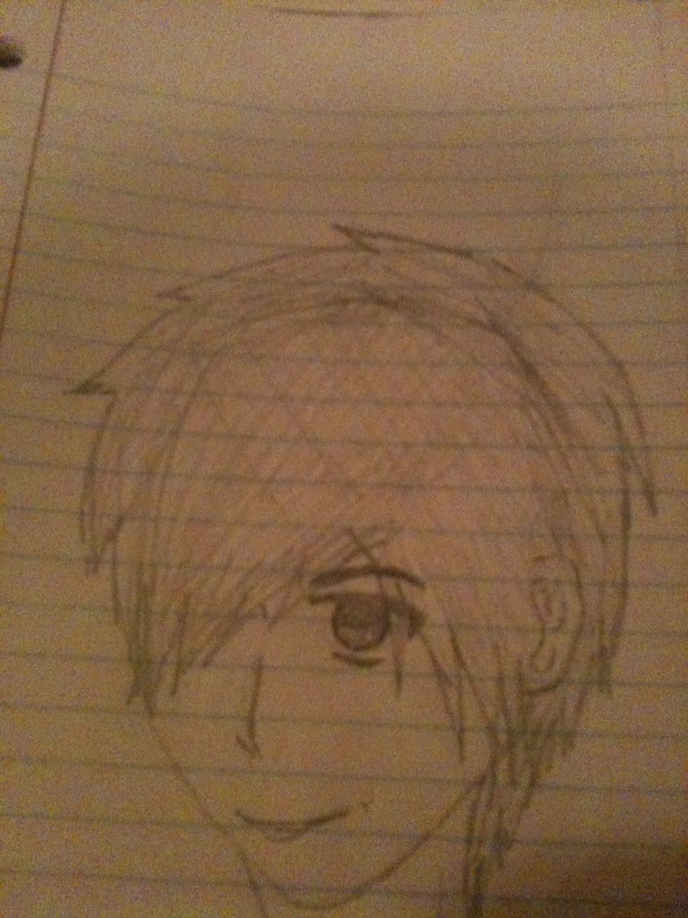 Now, Fill, Texture, and Shade the hair!