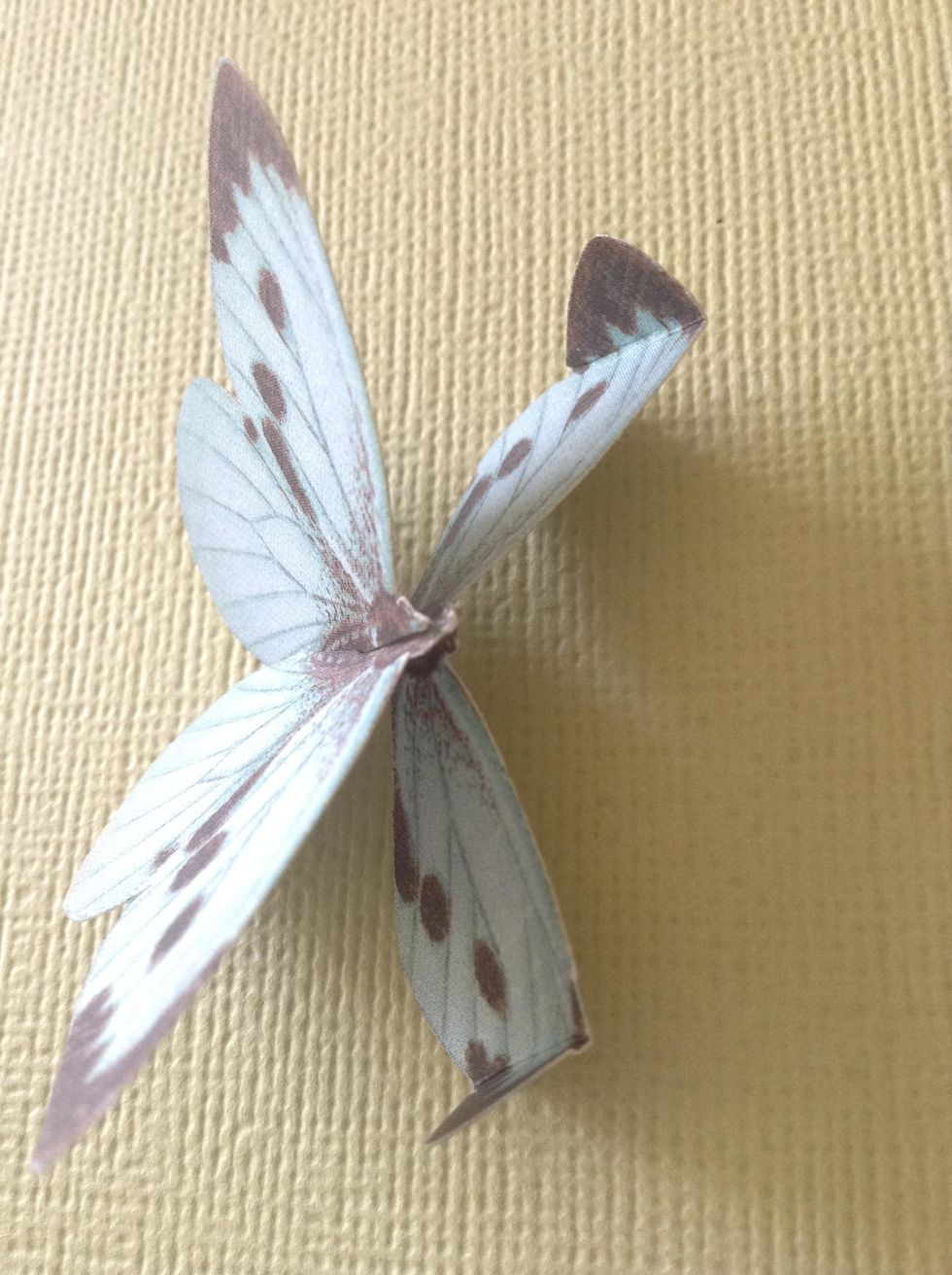 now...fit two butterflies together..