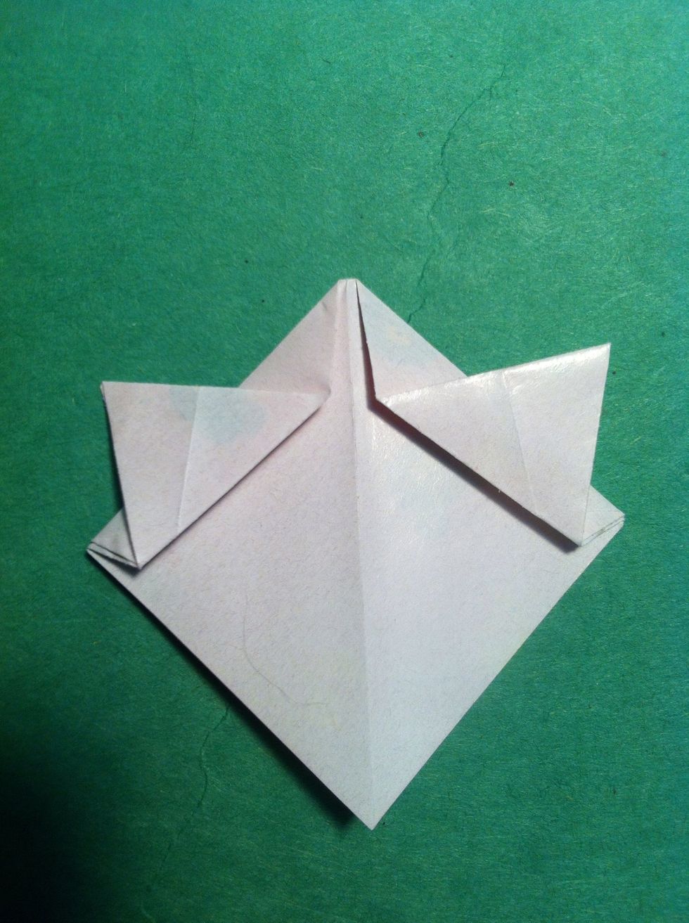 Now flip them up as shown.