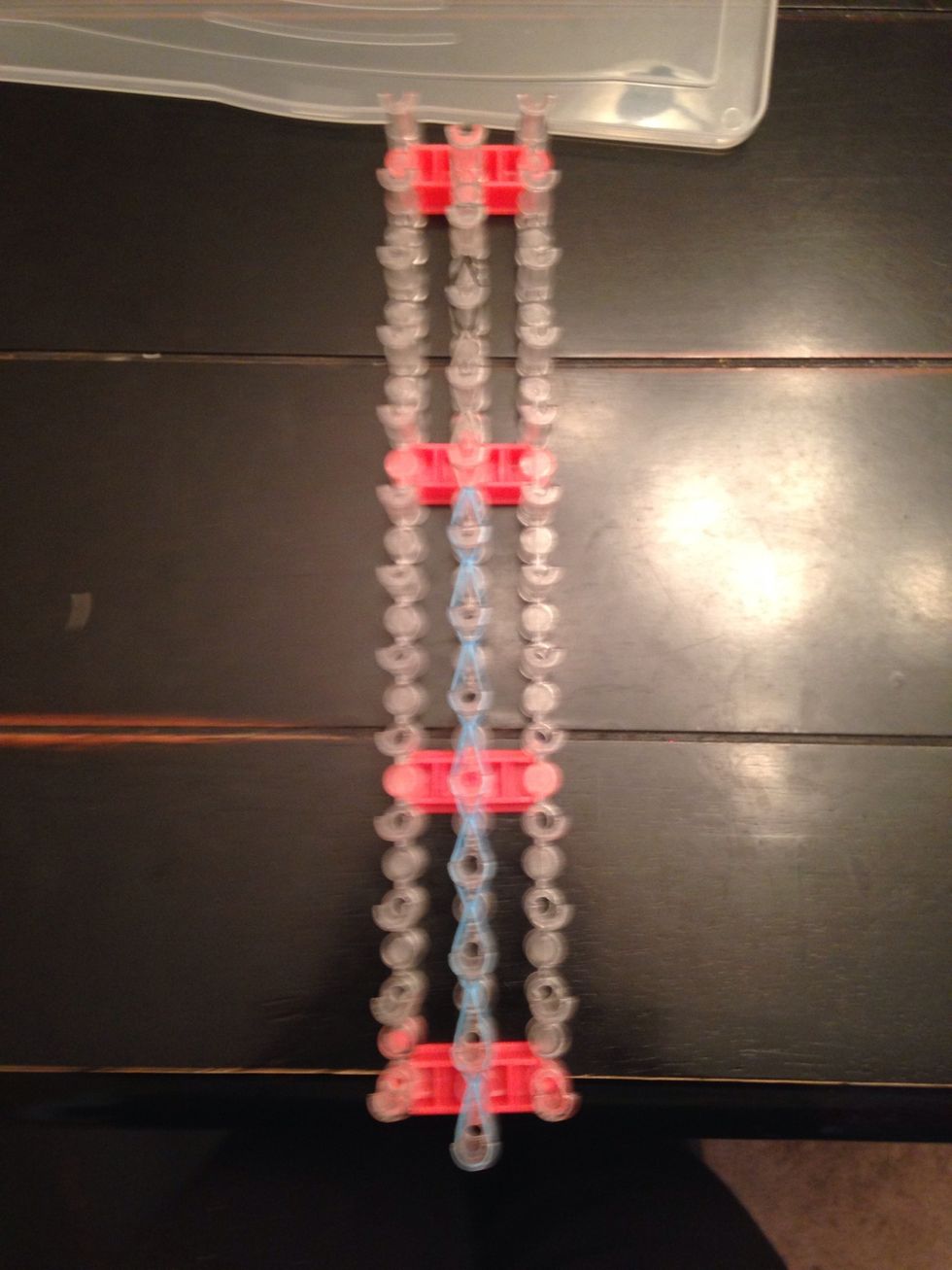 Now flip your loom around