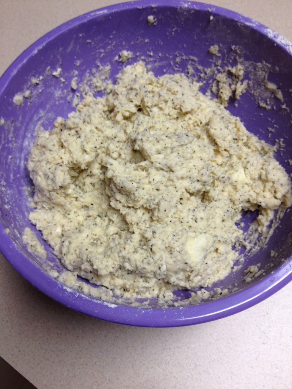 Now flour a clean surface and knead the dough a few times until smooth