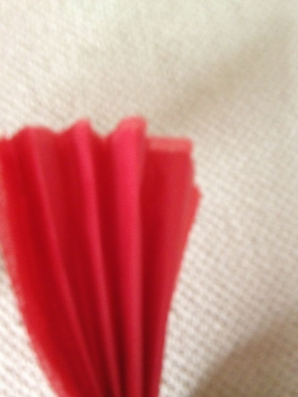 Now fold it accordion style.