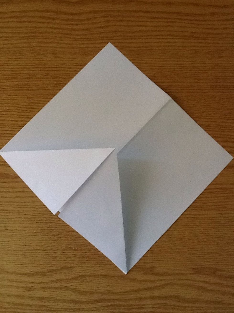 Now fold the big triangle along its base..