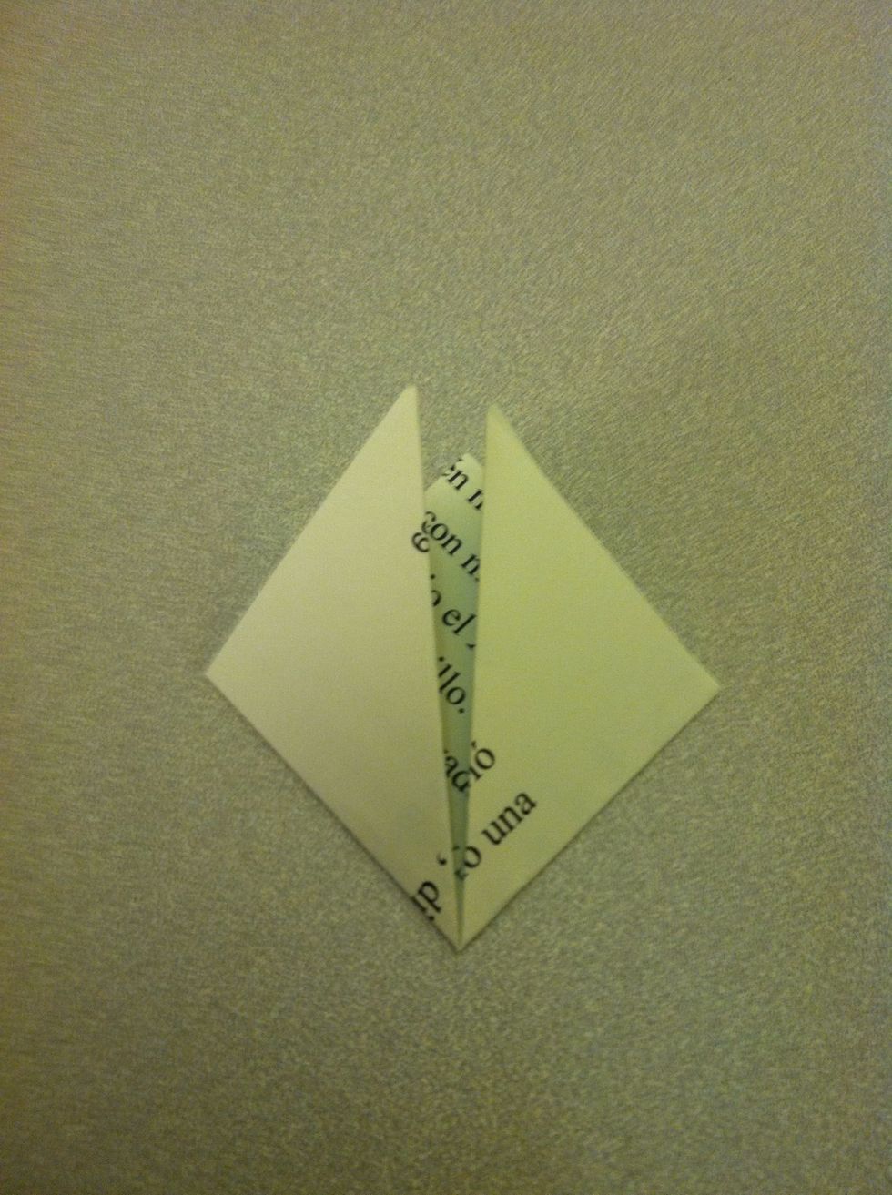 Now fold the left star