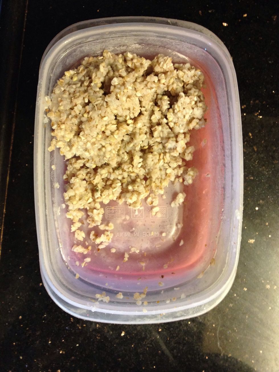 Now for some innovation. I had some cooked buckwheat groats. They are great to make buckwheat porridge (snapguide coming soon!) I added this to my pancake batter.