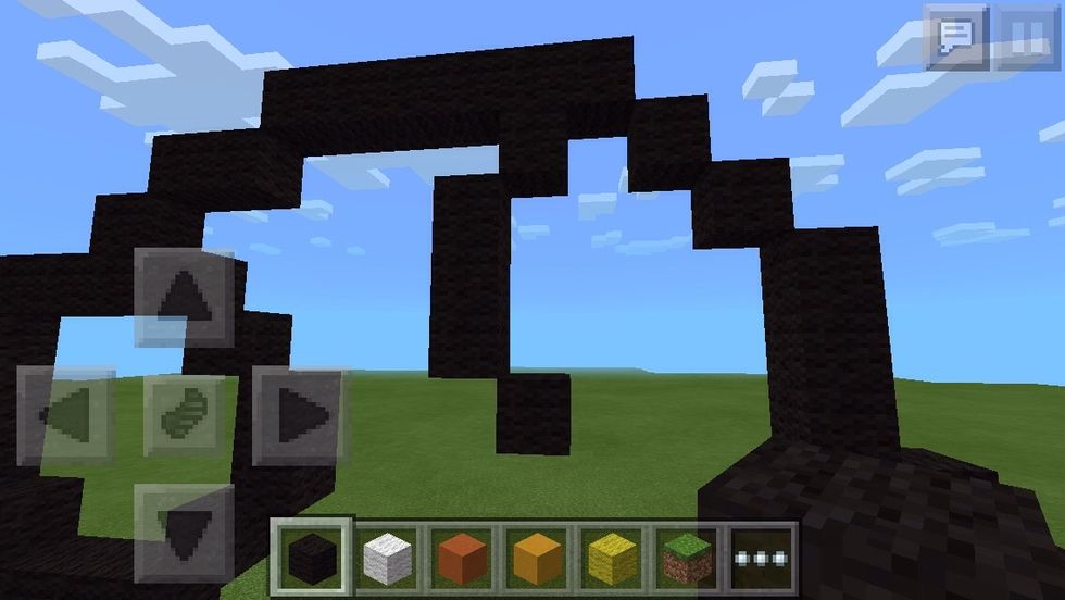 Now for the eye on the right hand side.