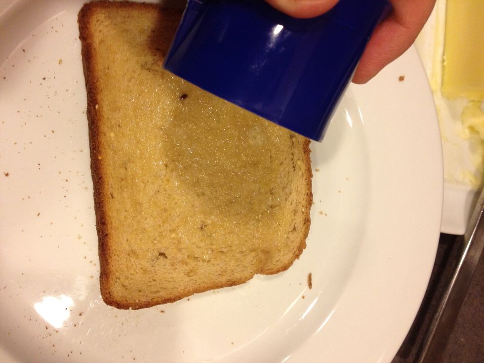 Now for the fun part. Take a small cup or a lid from a spray on butter can or something like that. Something about 2 - 2.5 inches in diameter works best.