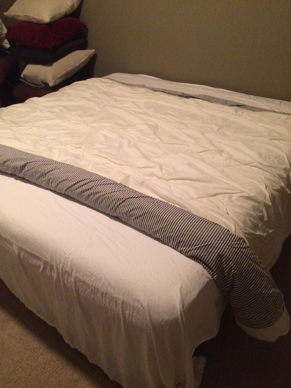 Now for the fun. Roll this guy up. Yep, simple as that, just roll it up to the top.