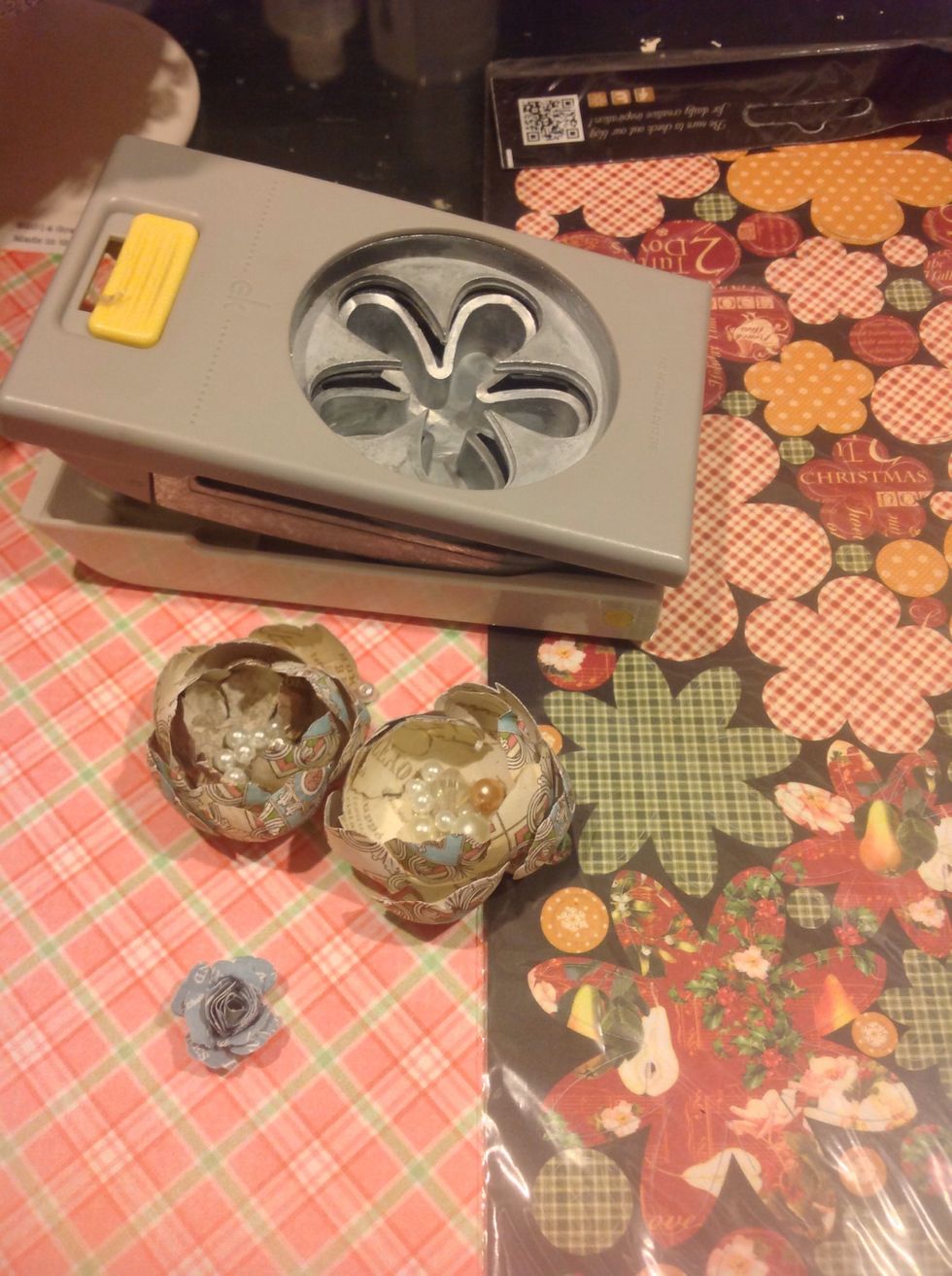 Now for the handmade flowers. I like to really have curled petals so my honey shared a tip with me. They sell moldable plastic at hardware stores. I used this to make my own petal shaping tools.