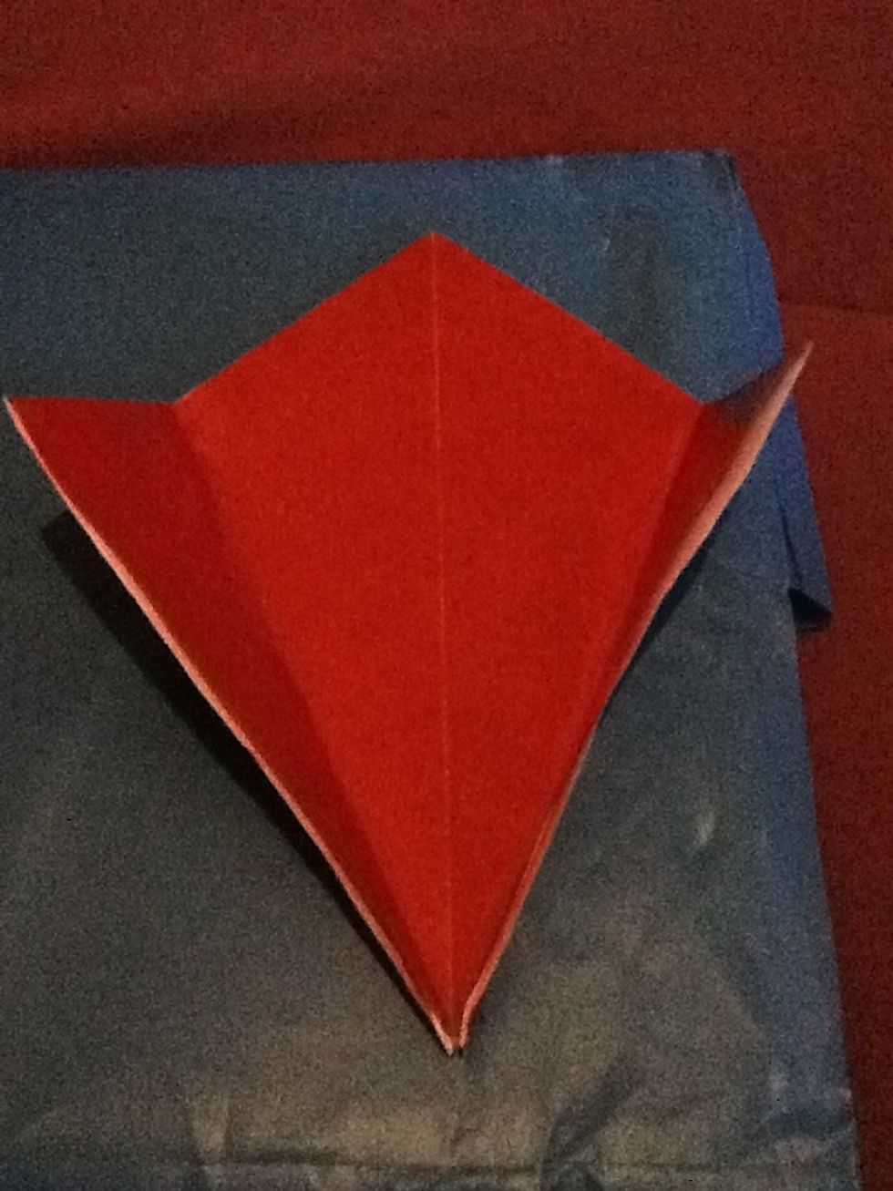 Now for the hard part open out the flaps.