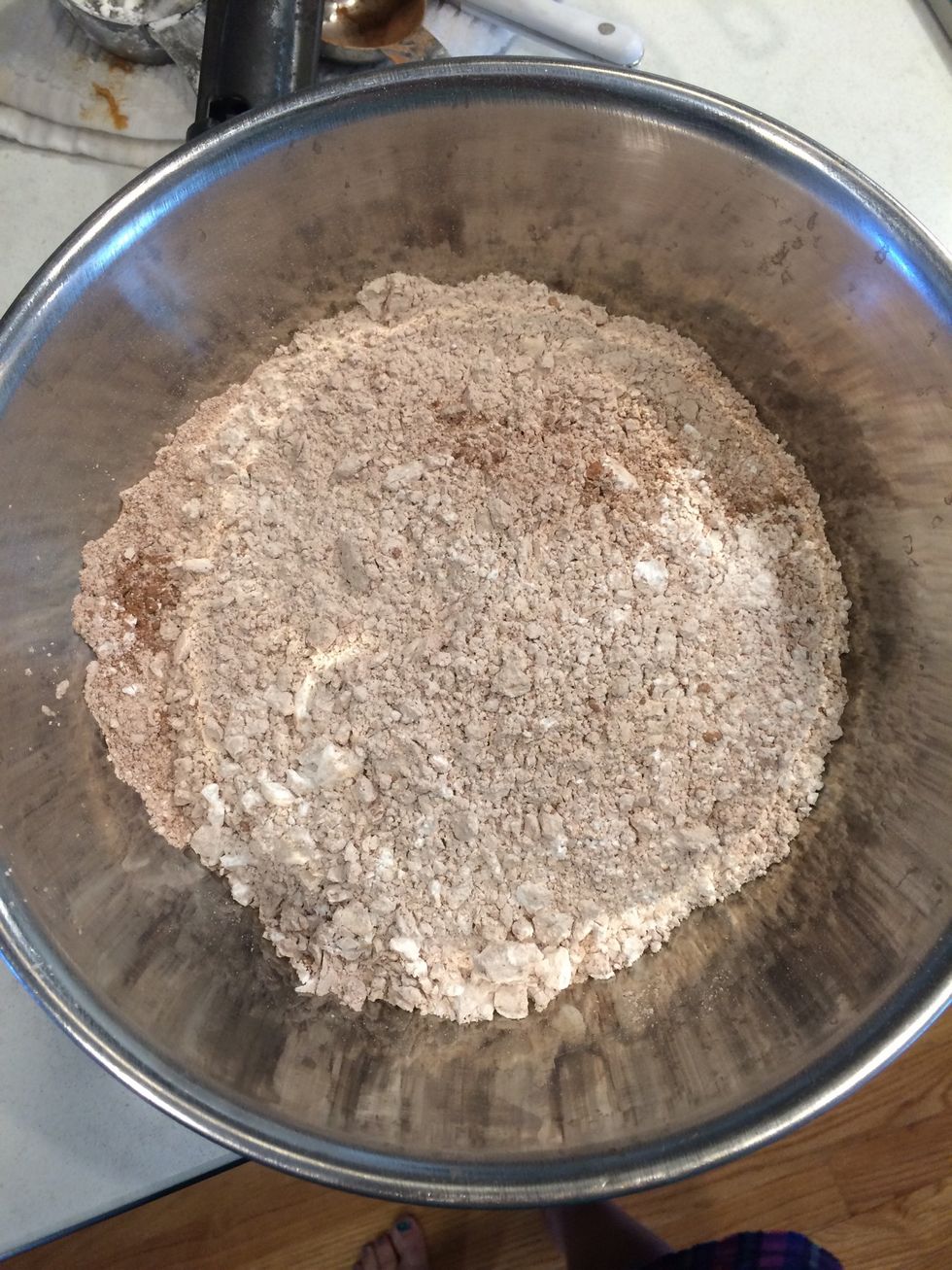 Now for the icing! Mix up all of the dry ingredients.