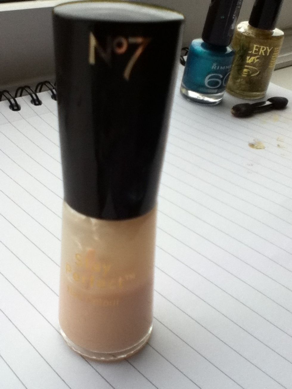 Now for the next design. Firstly, get a beige nail polish.