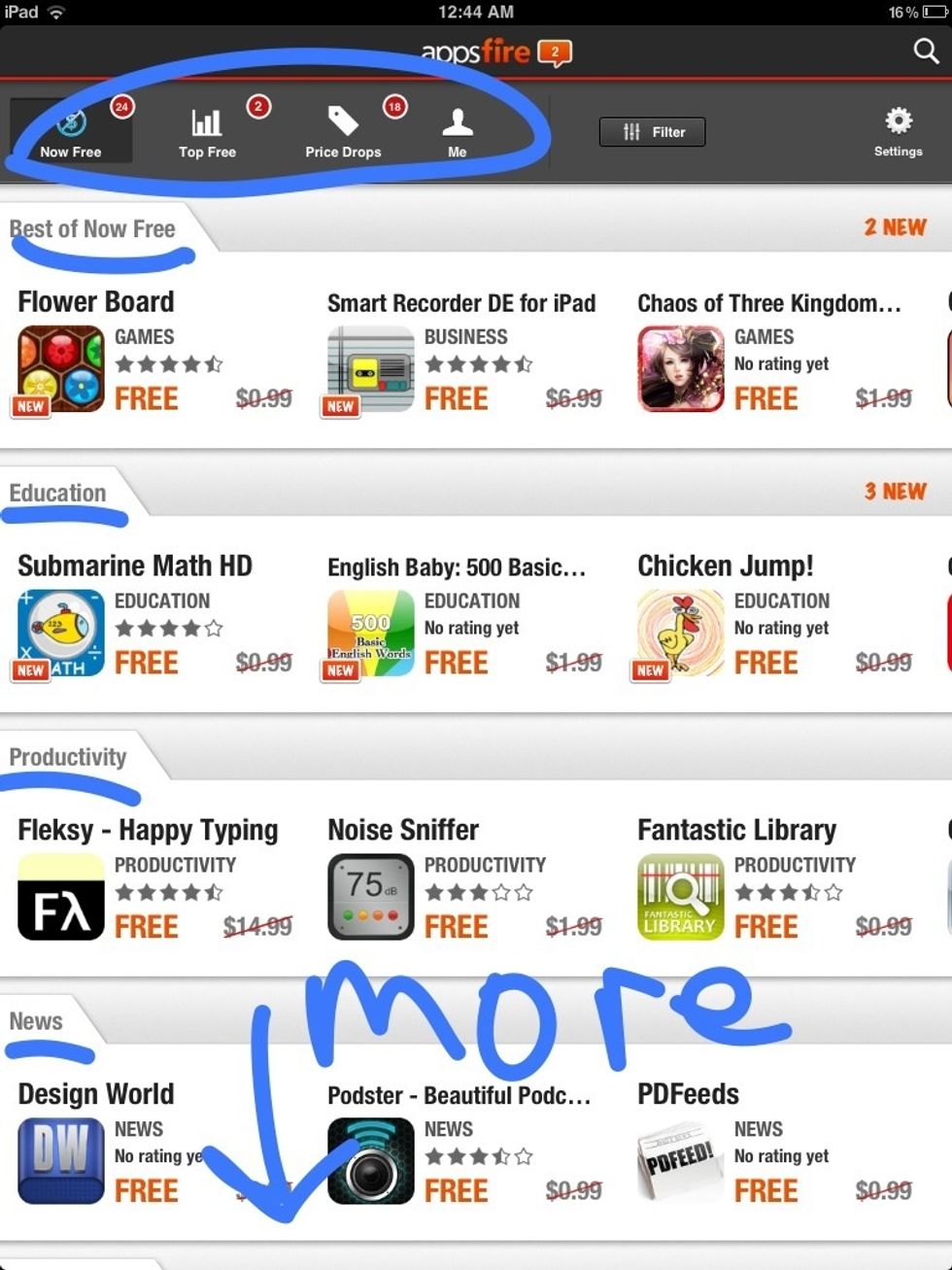 Now Free shows the newest apps that have gone free.