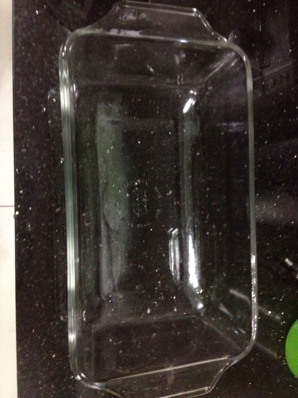 Now get a dish which would fit your savoiardi biscuits easily.