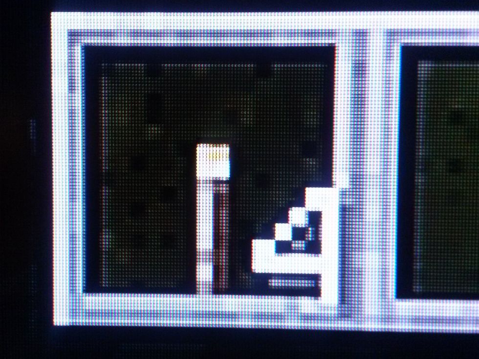 Now get the 2 sticks from your inventory. And put them together and now you have 4 torches.