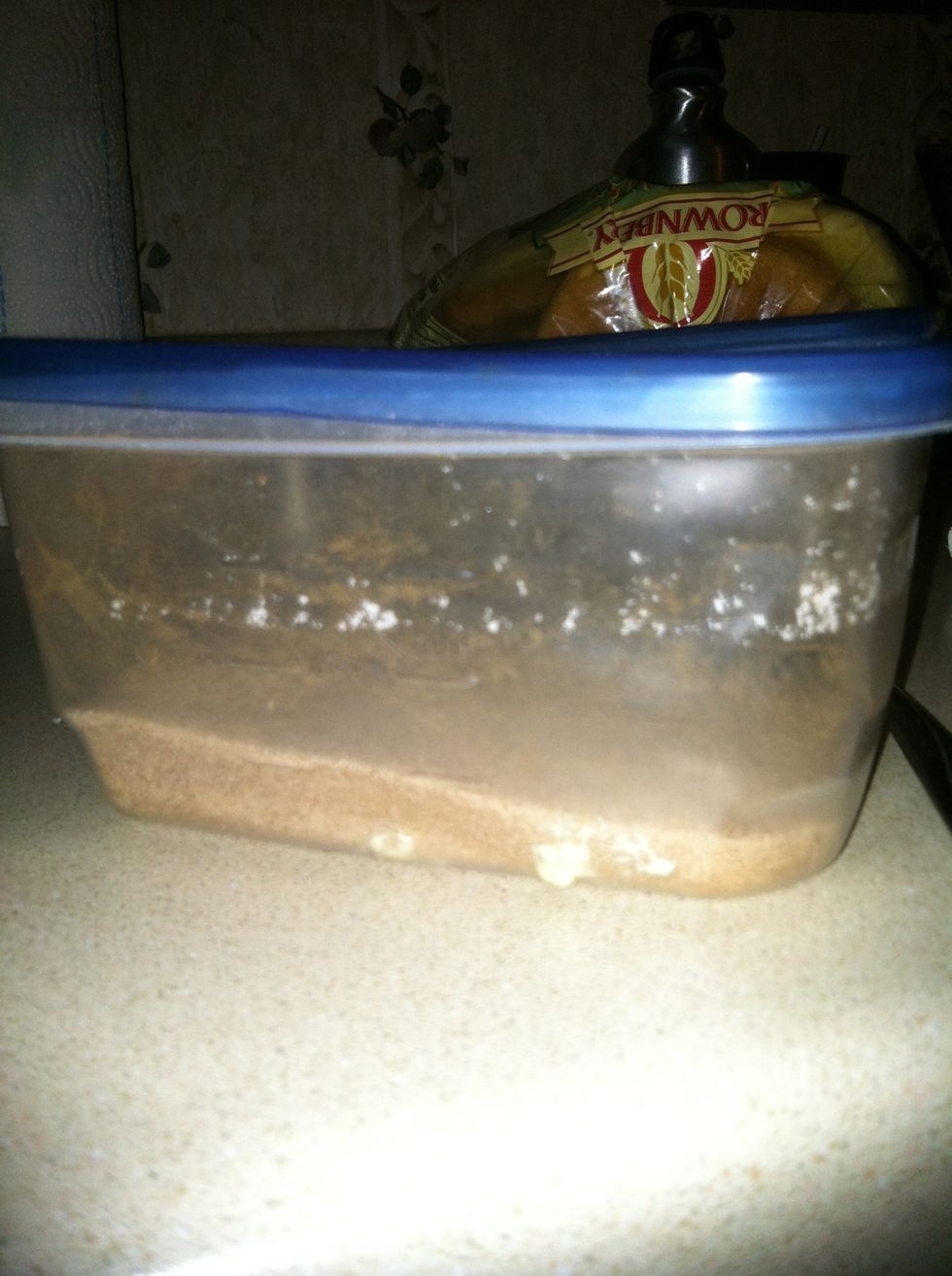 Now, get the cinnamon, then a spoon