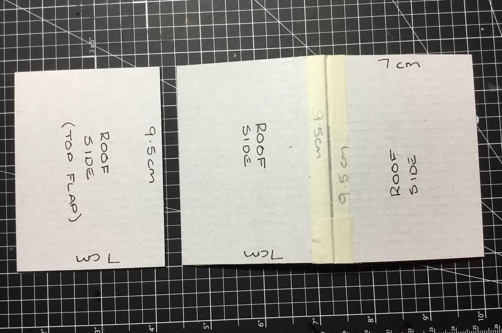 Now get the extra roof piece. PLEASE NOTE - if you do not wish to have a pop up roof you do not need to add the piece.