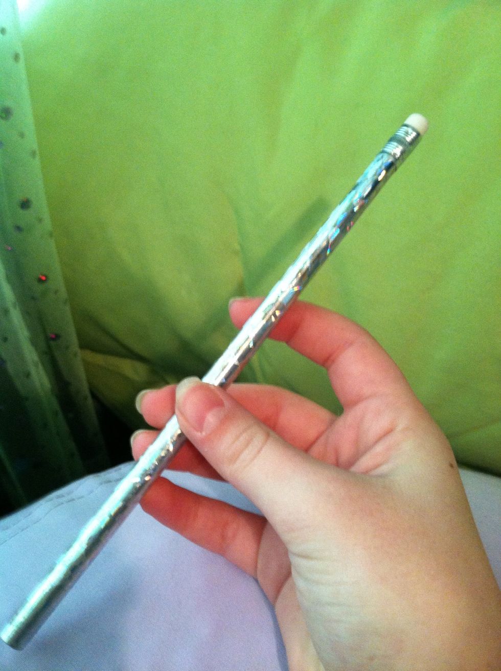Now get the pencil