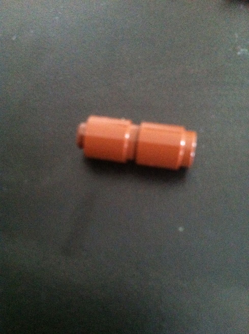 Now get two brown pieces for tail