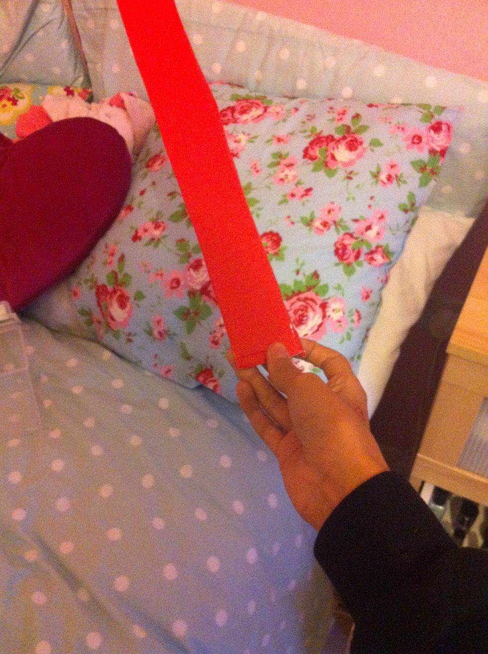 Now get your cardboard, this is from a shoe box. Cut it to fit the space. The size depends on how much you have.