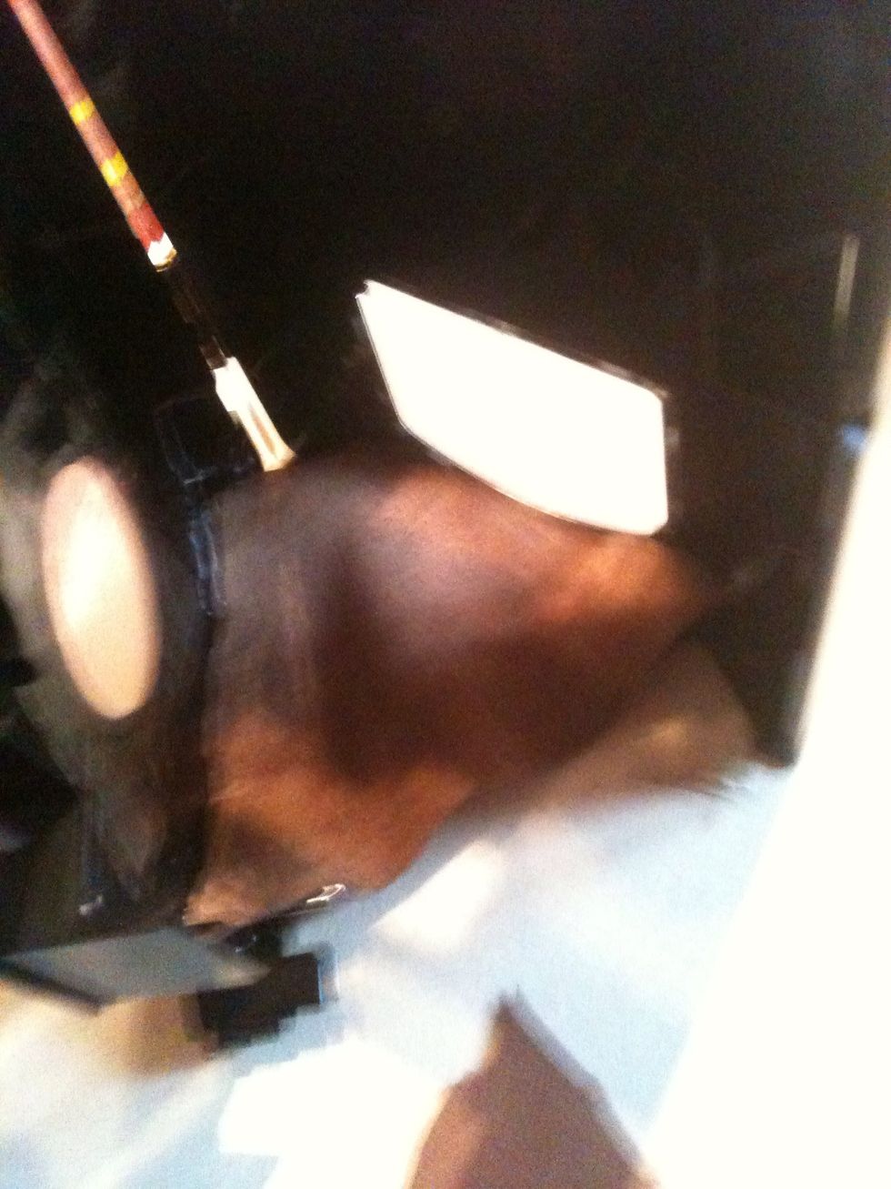 Now glue it on the inside of your cassette. Do again use super glue. (Sorry for the crappy pic) Do on both sides.