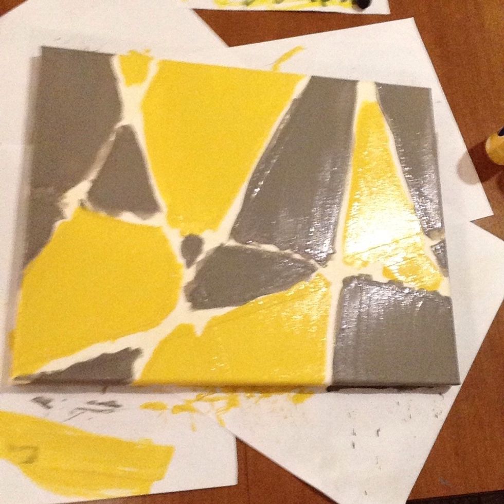 Now go over everything with a second coat of paint.