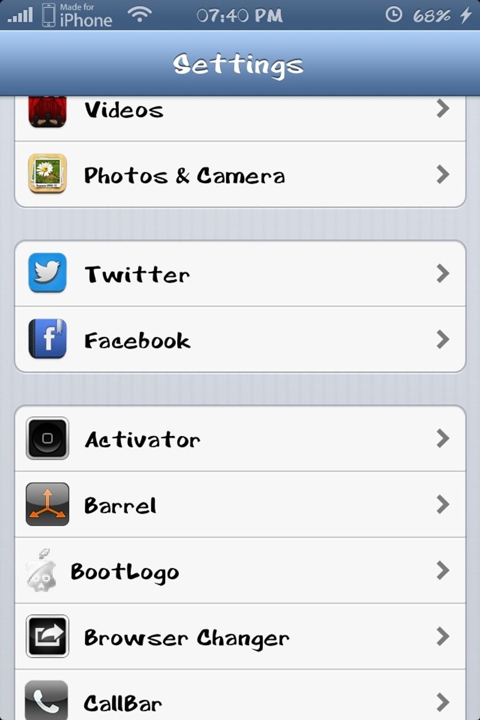 Now go to Activator if you dont have then download Activator