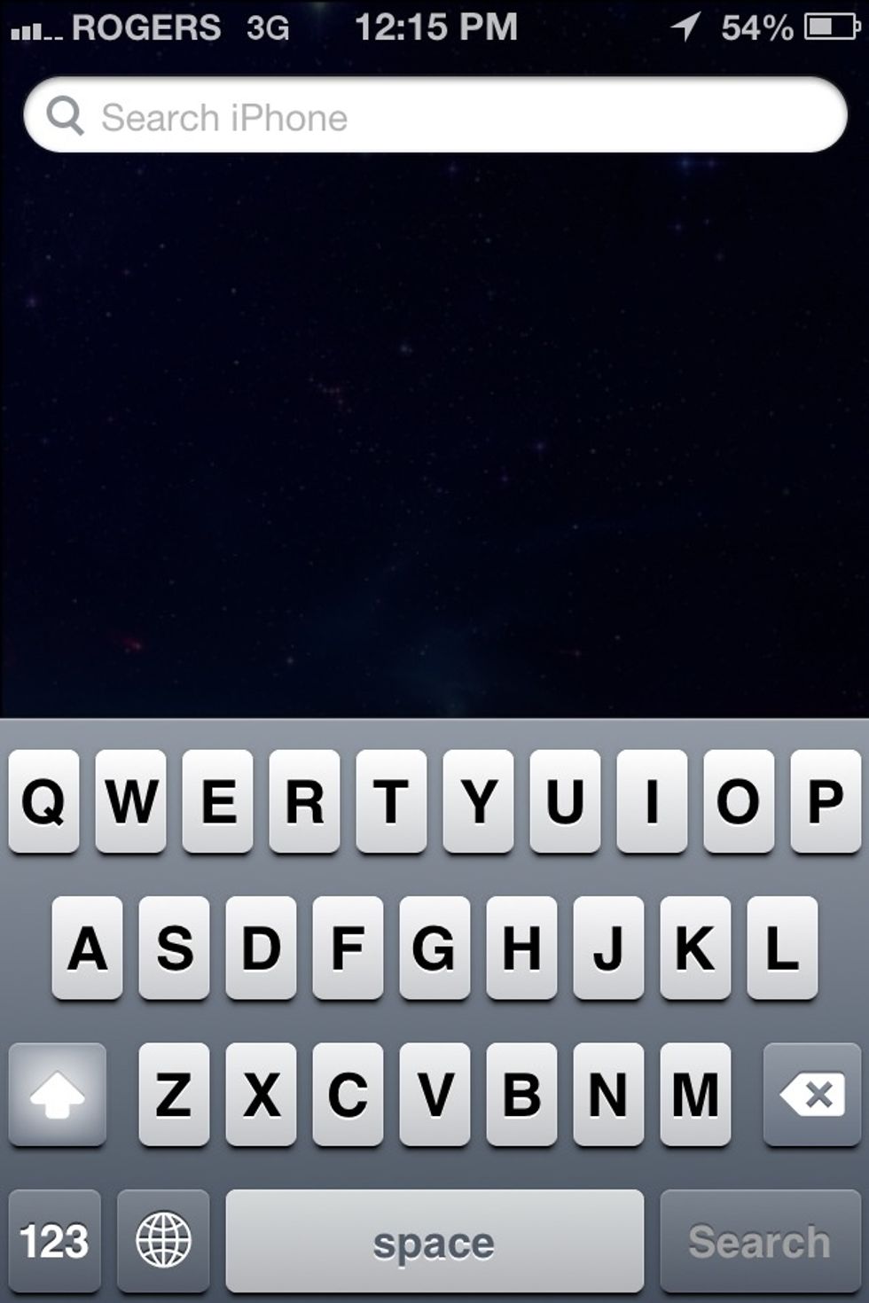 Now go to spotlight search and type your web search