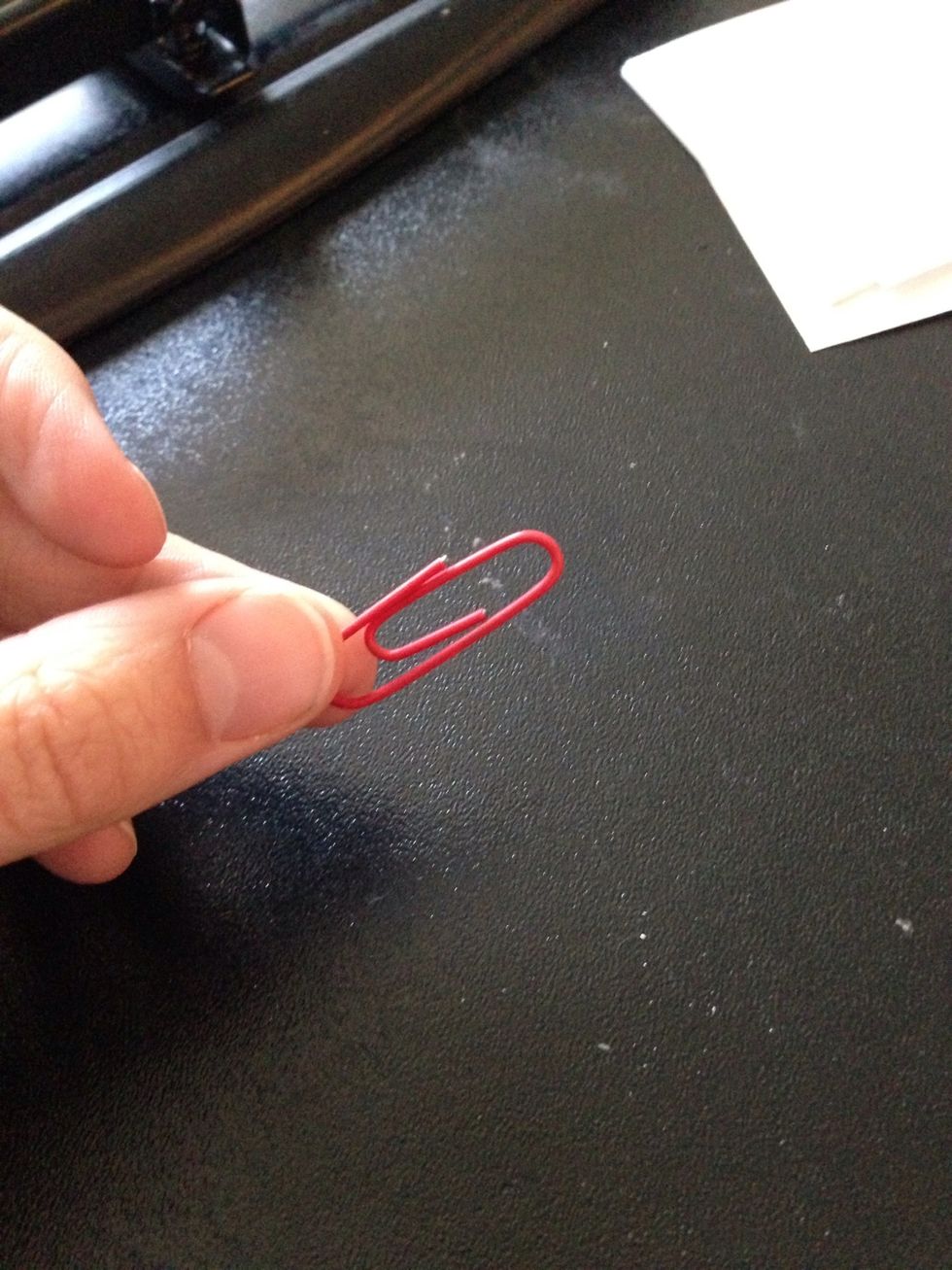 Now grab your paper clip.