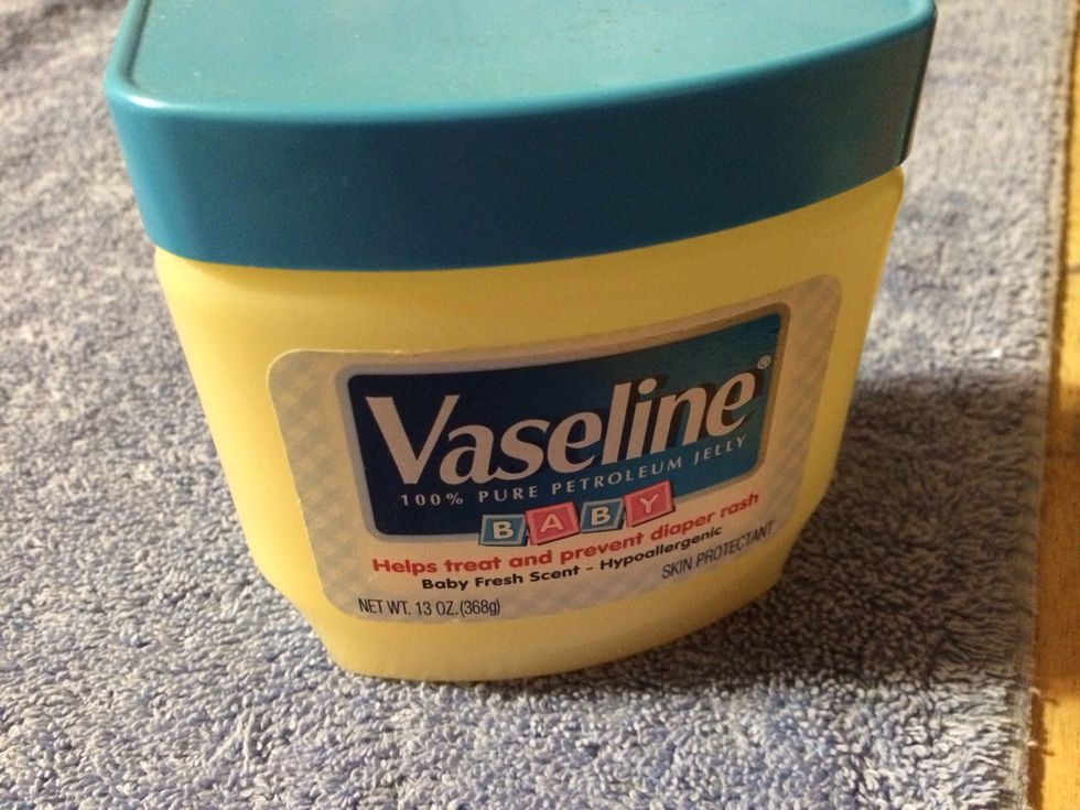 Now Halloween makeup is harsh and can stain your skin. Use a base of Vaseline to protect your face. This also helps it come off easily. Or you can use face cream.