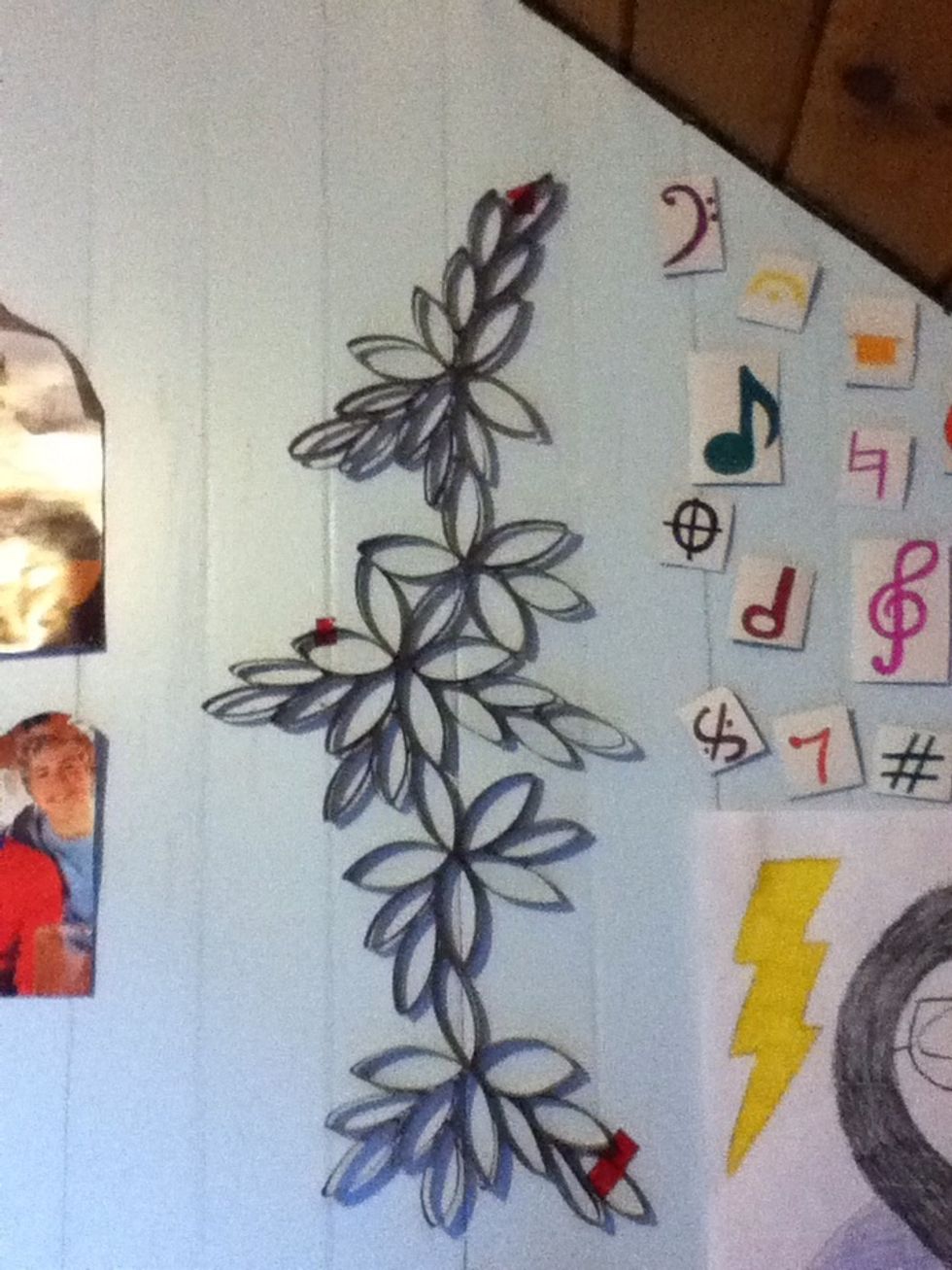 Now hang it up on your wall and there's your beautiful wall art