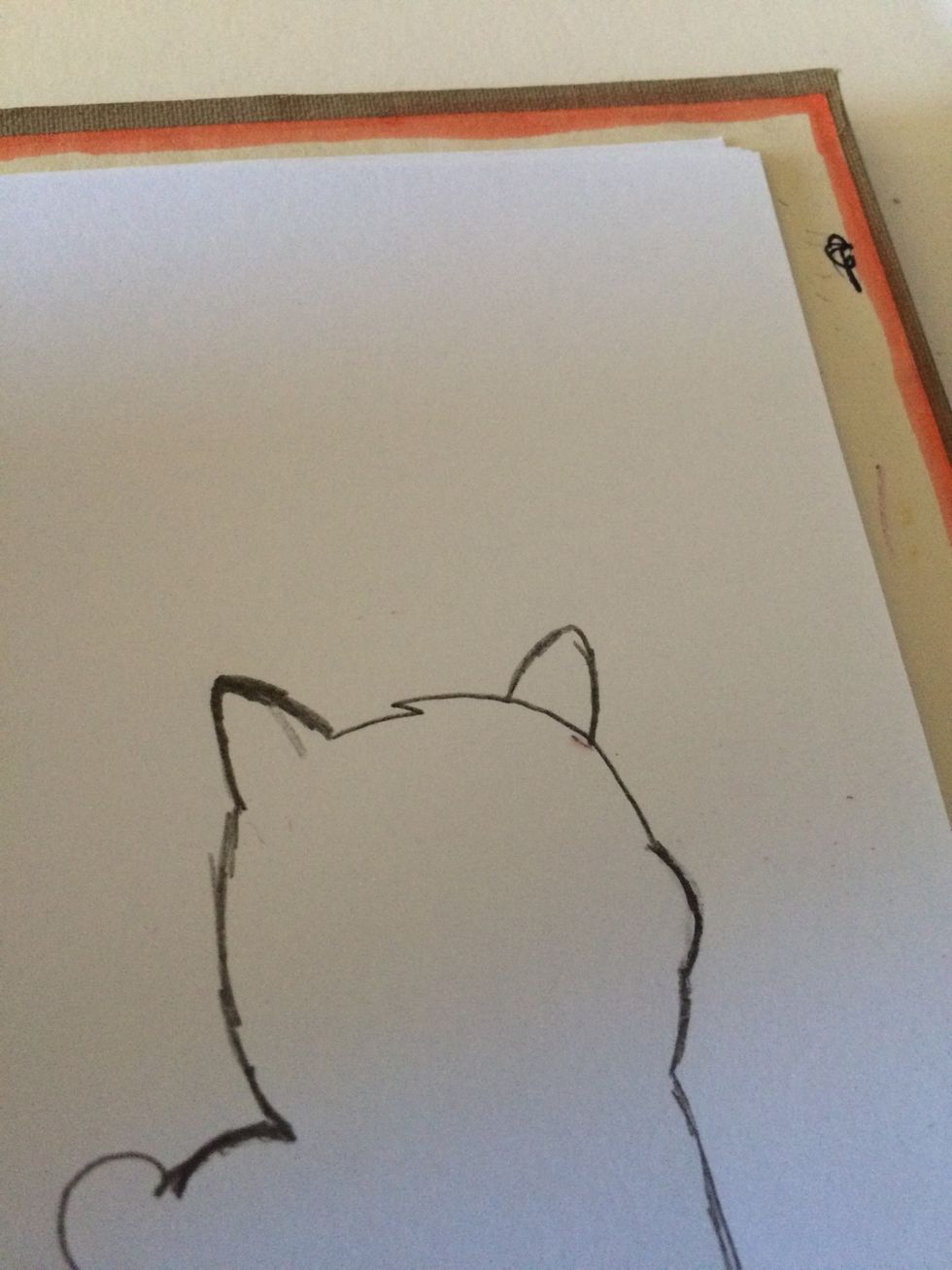 Now his back ear