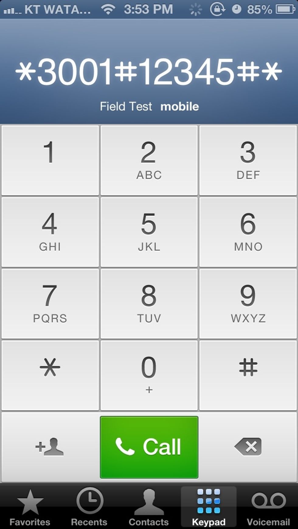 Now hit Call! (Don't worry, it's not gonna charge you)