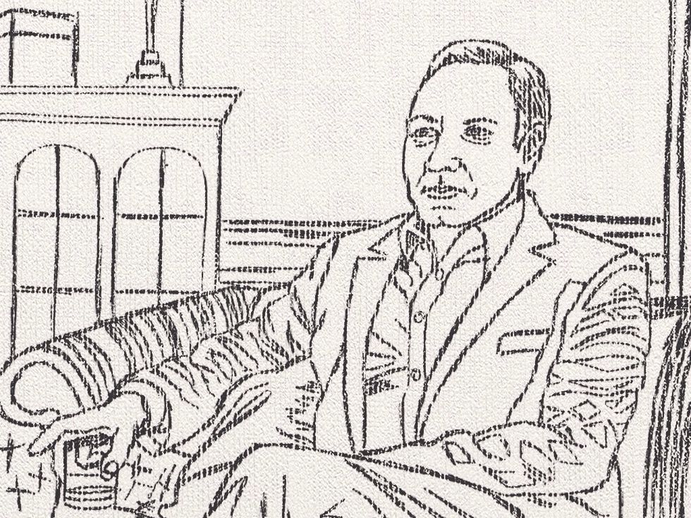 Now I delete the bottom two layers. Only my bottom sketch remains.