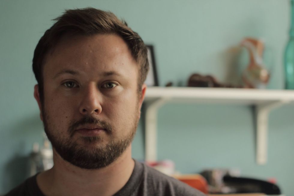 Now, I have the reflector board just out of frame, angled towards my face. You can now see how those shadowed areas are now lit well.