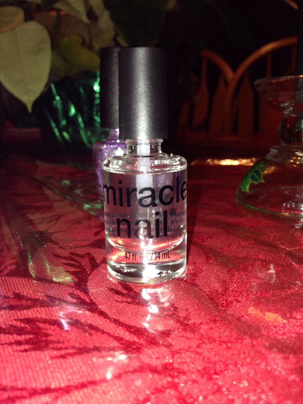 Now I'm going to add a top coat to make the colors brighter.