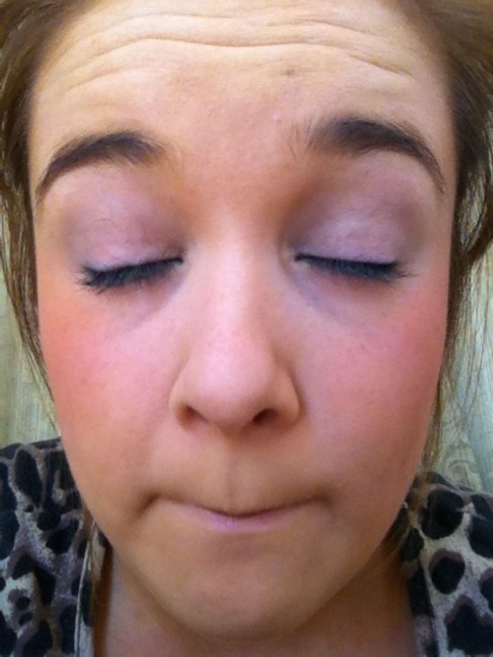 now i'm using saint or sinner eyes by primark in the treasure shade as a base for my eyeshadow :)