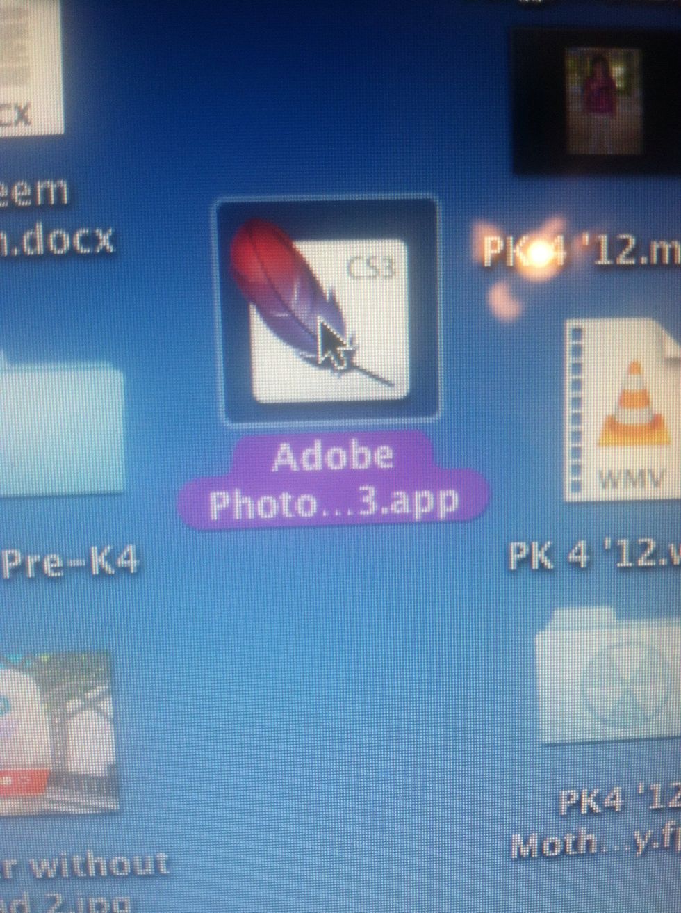 Now I open Photoshop. Note: This version is CS3 but newer and older versions let you do this too. Let keep moving.