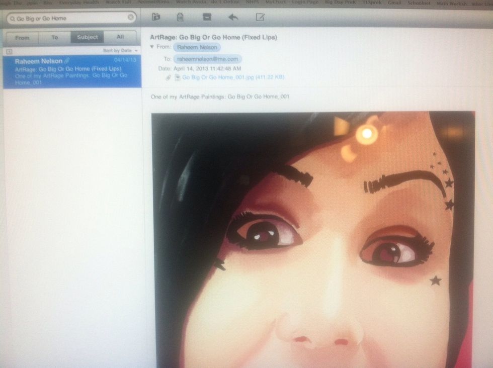 Now I retrieve it from my Desktop Mac.