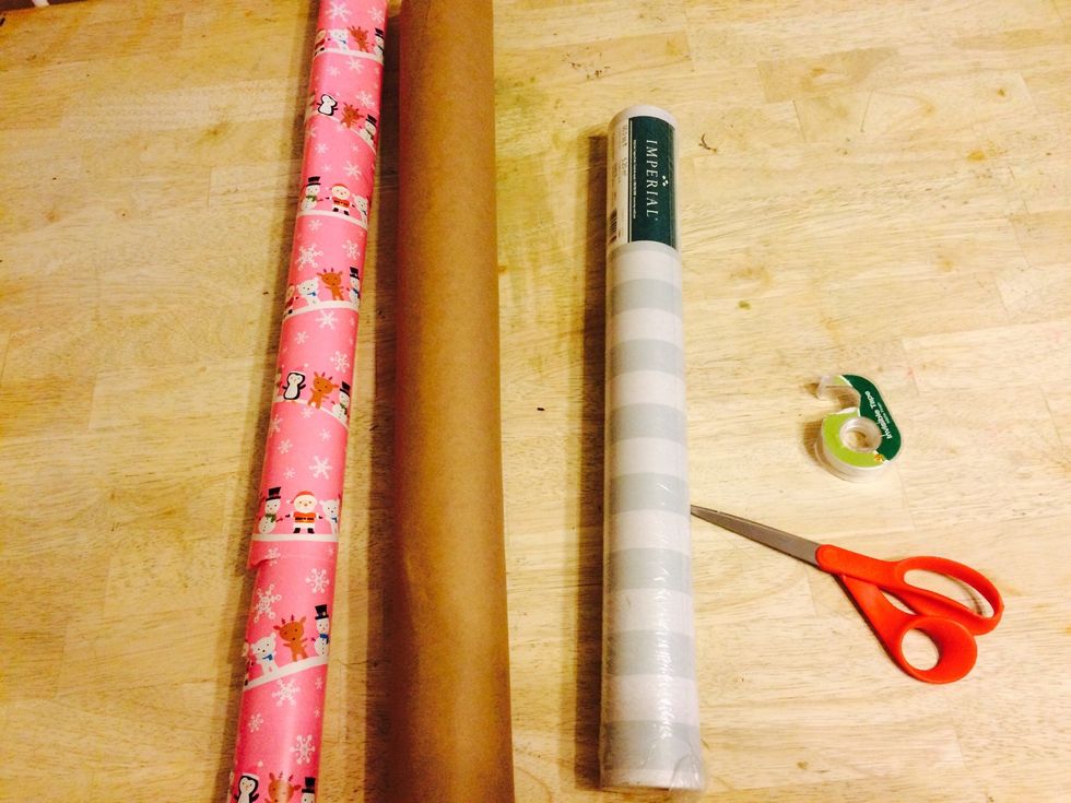 Now if you know me I'm all about repurposing things. You can use gift wrap paper, craft paper, old roll of wallpaper, magazine paper..the possibilities are endless. Be creative and Repurpose Paper!