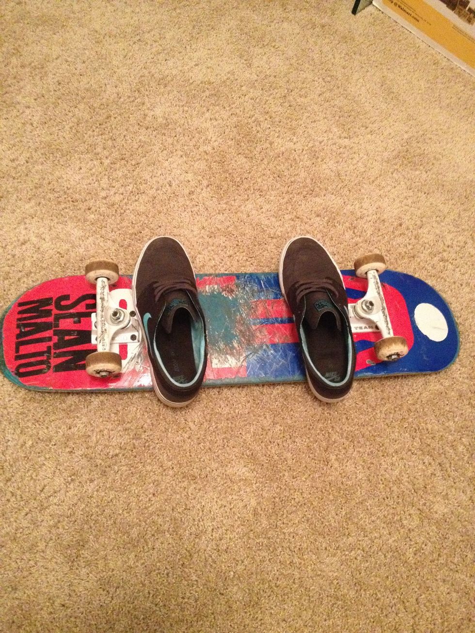 Now if you think you're ready, jump forward and try to land on the back.