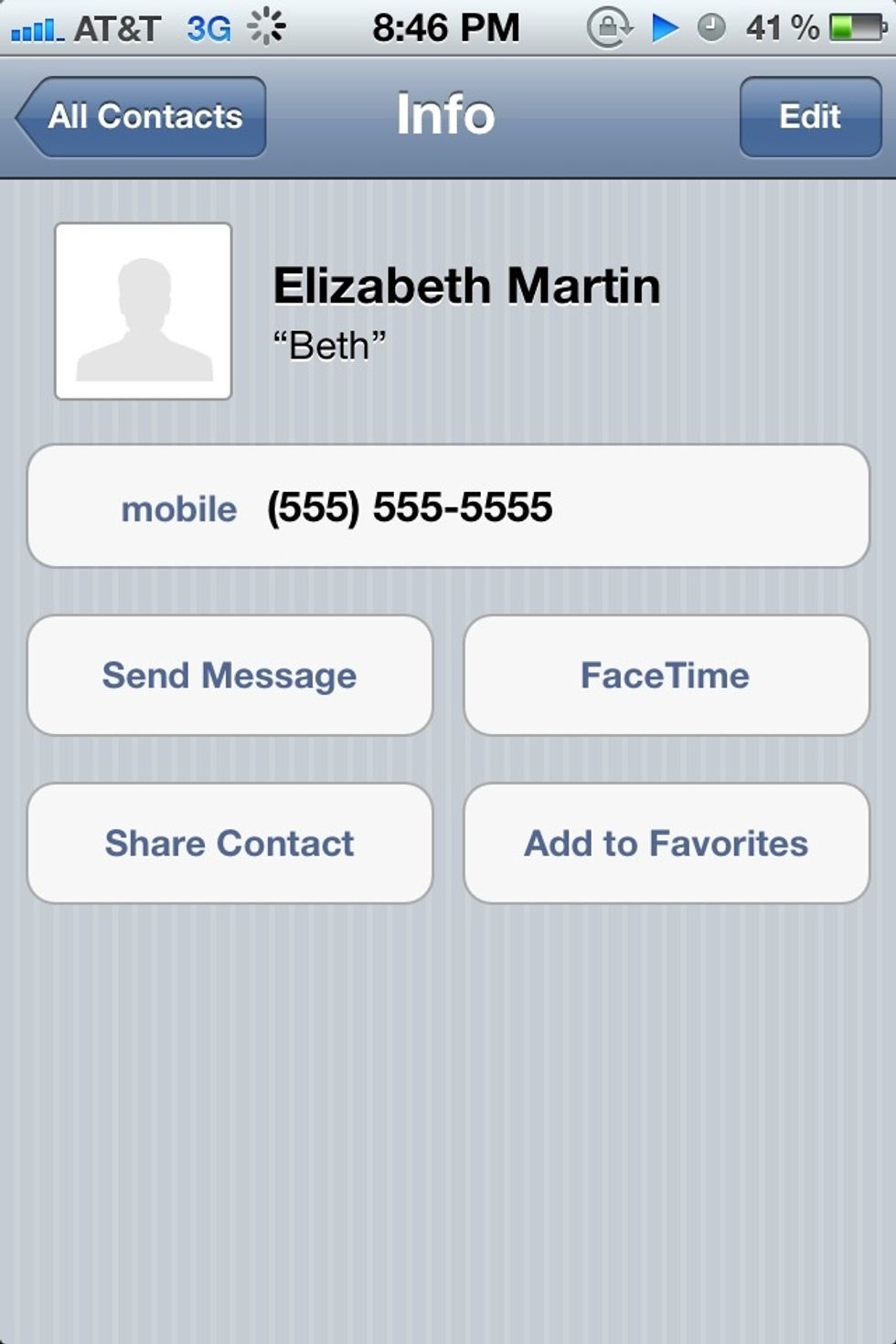 Now, instead of saying "Call Elizabeth Martin" you can say "Call Beth". If there are multiple numbers listed, the command will ask which phone to call (Work, Home, Mobile, etc).