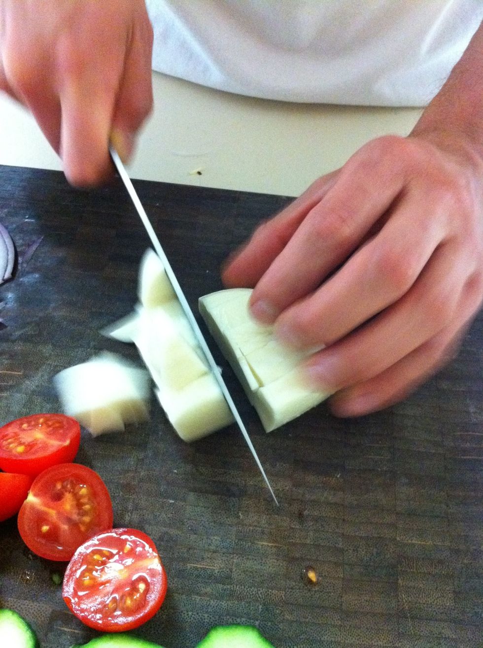 Now into chunks of your preference