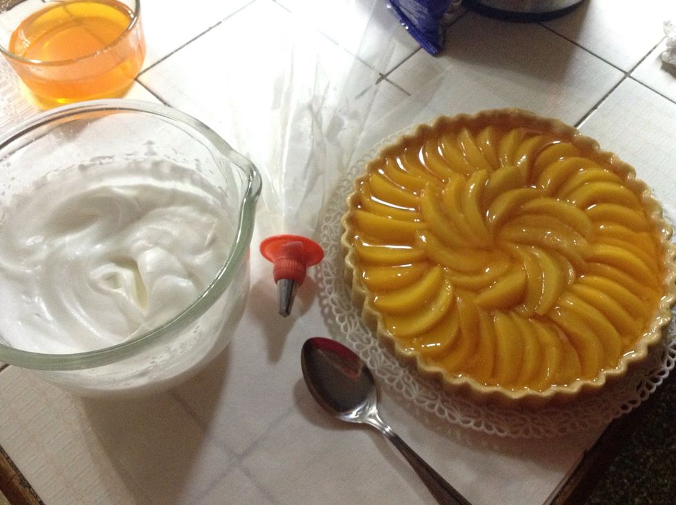 Now it'a time to finish the pie!