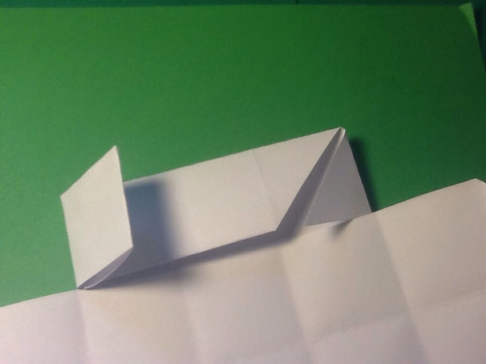 Now it looks like you have 4 squares fold so you only have to